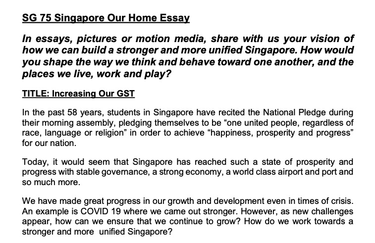 essay competitions 2023 singapore